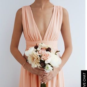 Lulu’s Blush Maxi Dress